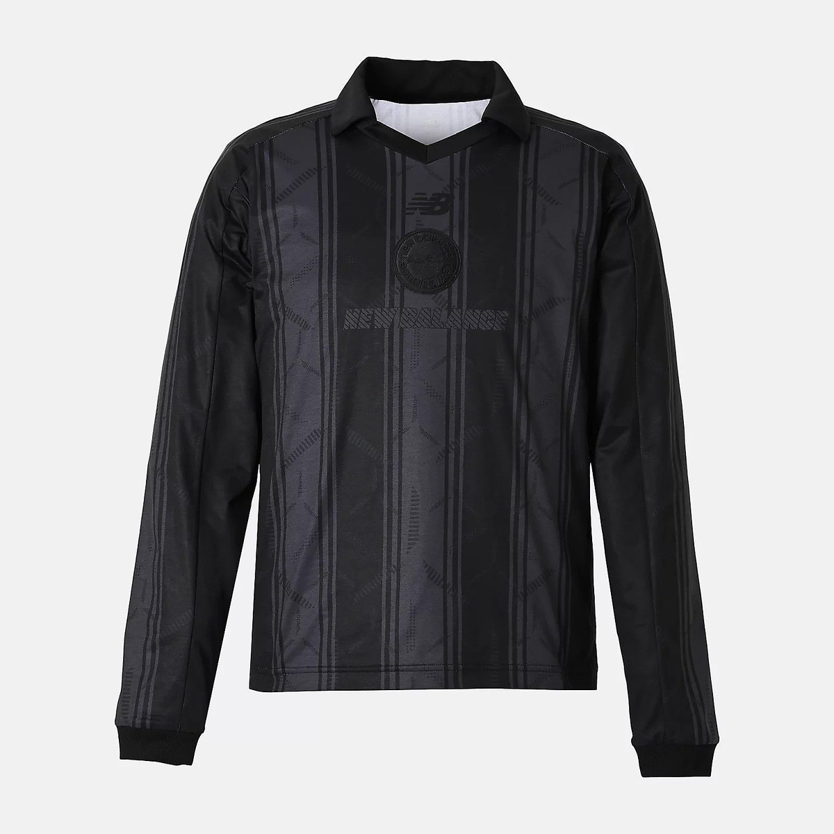 グラフィック ポロロングスリーブシャツ