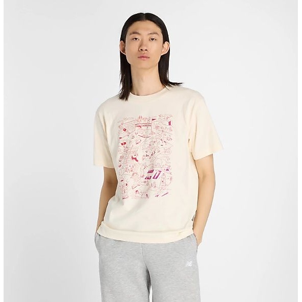 Athletics スポーツミューラルショートスリーブTシャツ