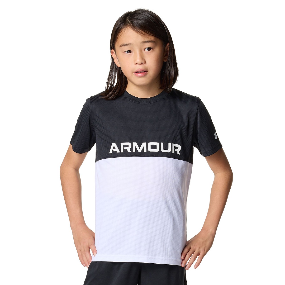 UA TECH COLOR BLOCK T-SHIRT ＆ SHORTS SET