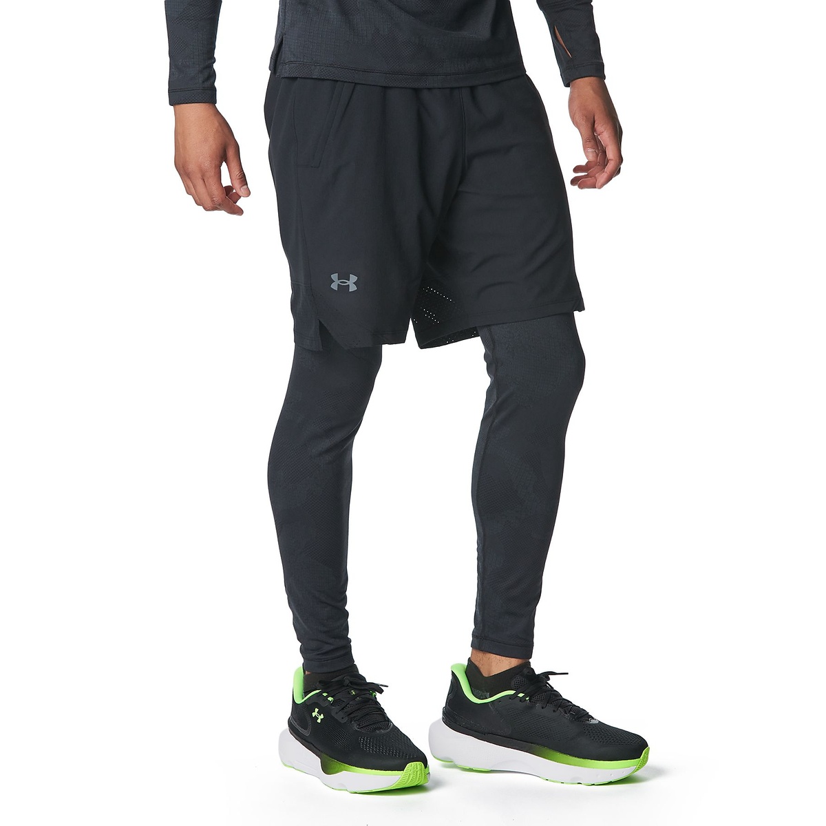 UA MOTIVATE JACQUARD LEG