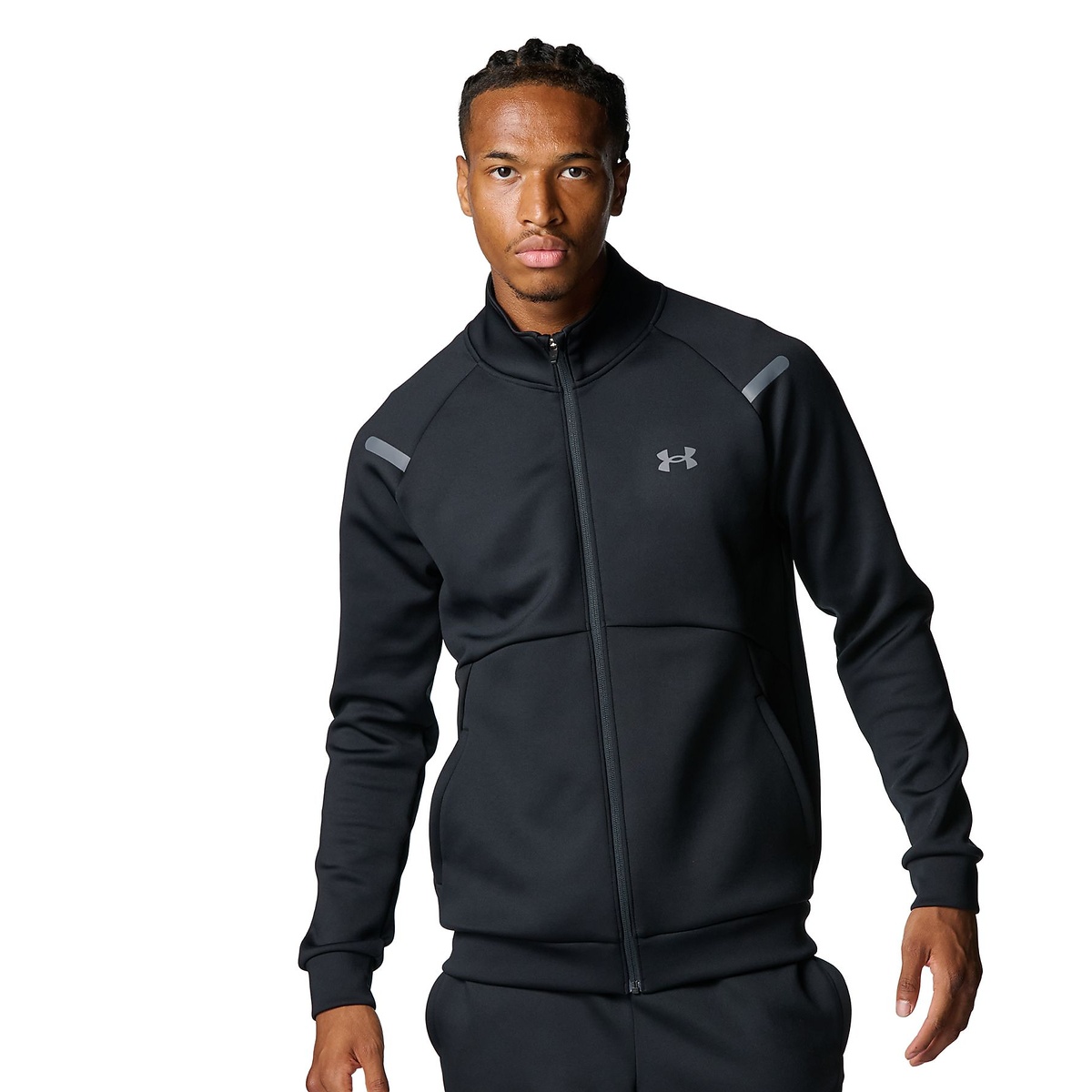 UA ARMOUR KNIT TRACK JACKET