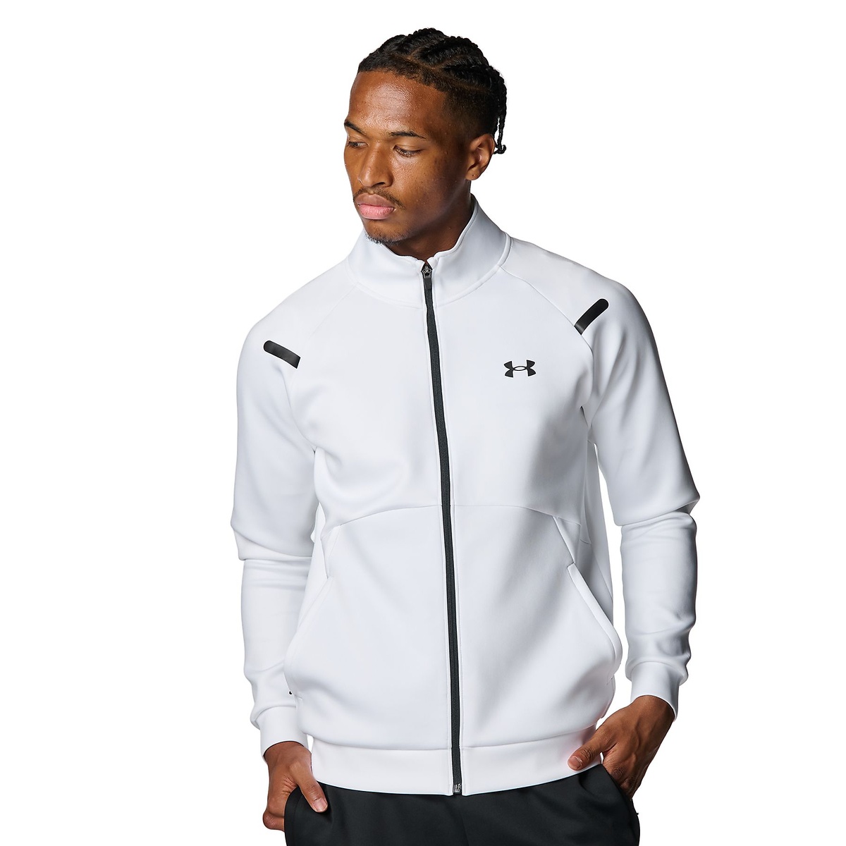 UA ARMOUR KNIT TRACK JACKET