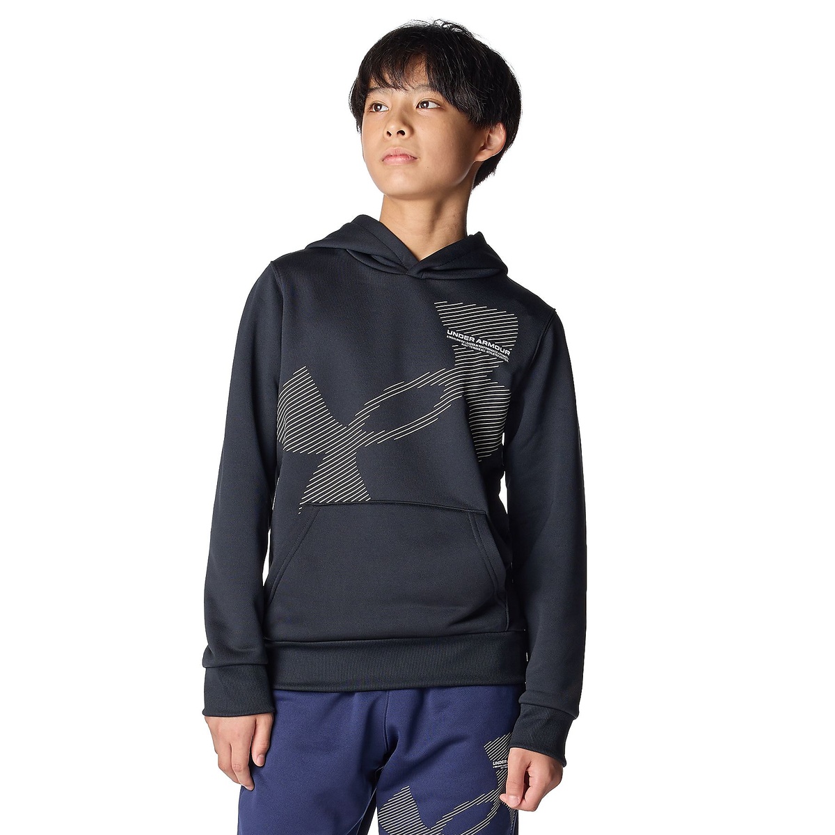UA TECH TERRY SUPER BIG LOGO HOODIE