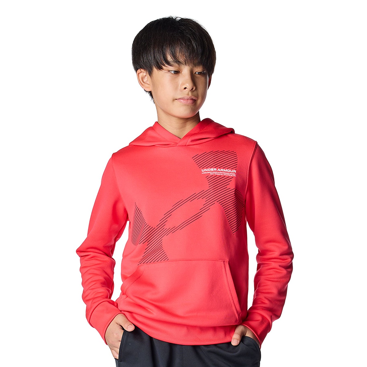 UA TECH TERRY SUPER BIG LOGO HOODIE