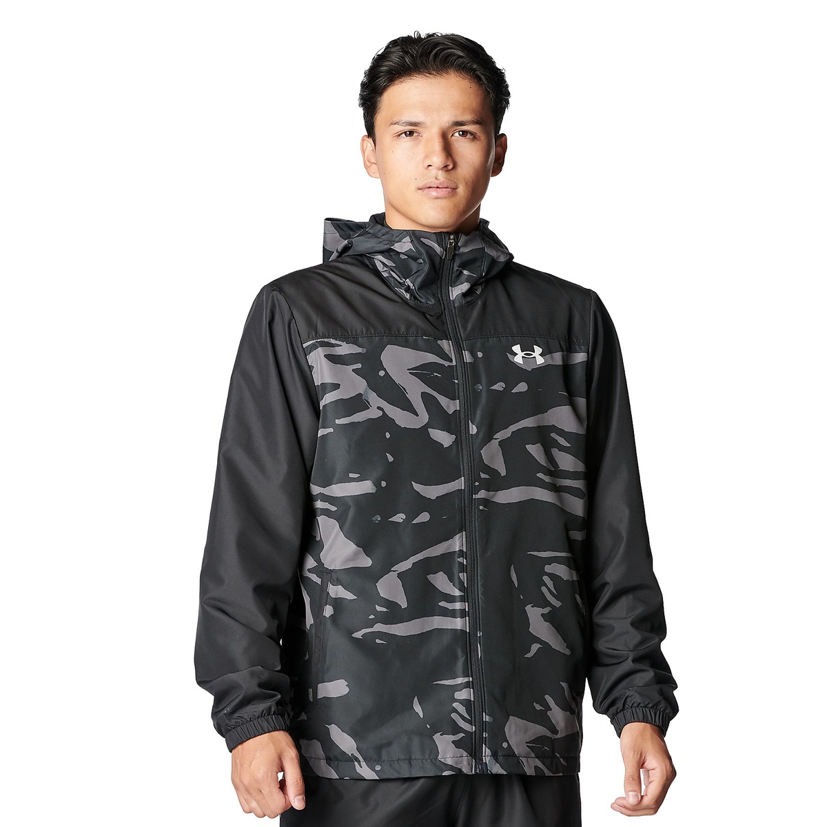 UA TRICOT WOVEN FZ HD JACKET