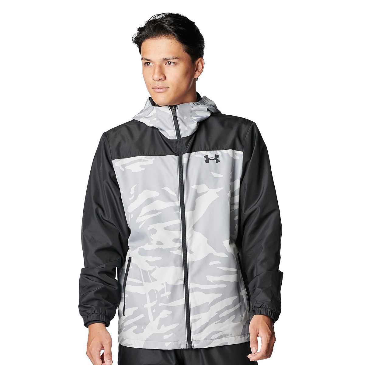 UA TRICOT WOVEN FZ HD JACKET