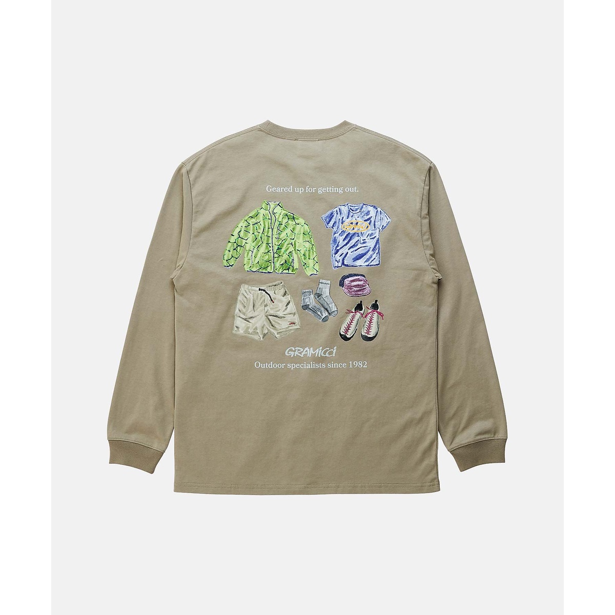 GEARED UP L/S TEE