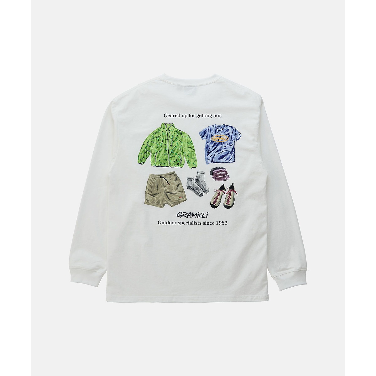 GEARED UP L/S TEE