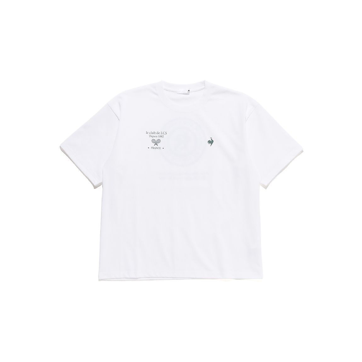 コットンライクポリエステル半袖Tシャツ