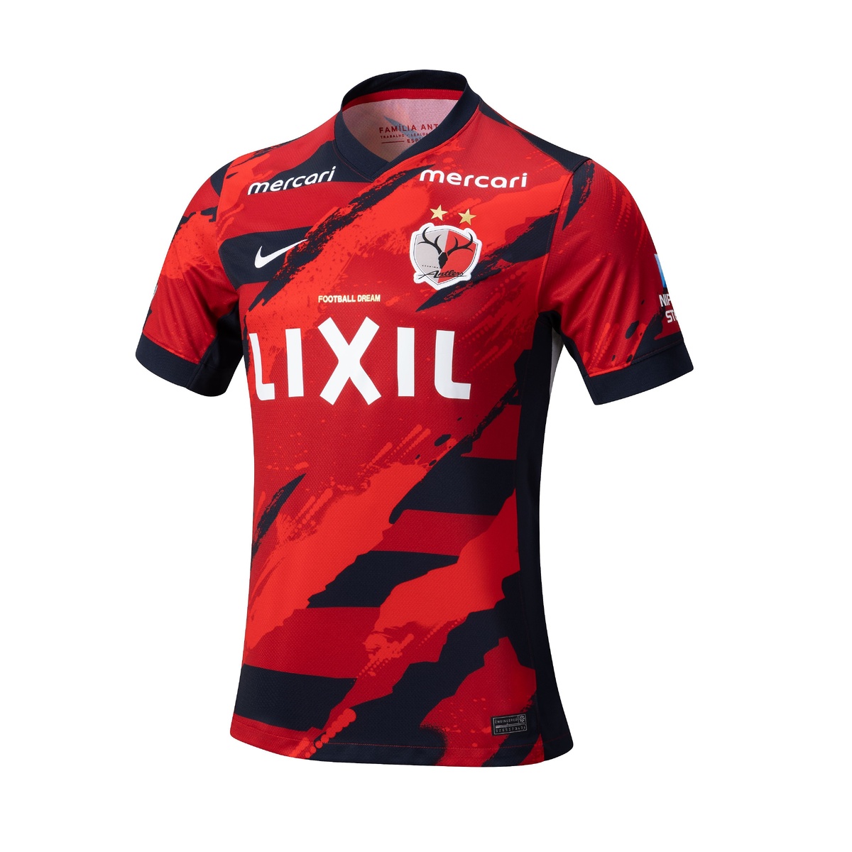 2025鹿島アントラーズホームレプリカユニフォーム大人用