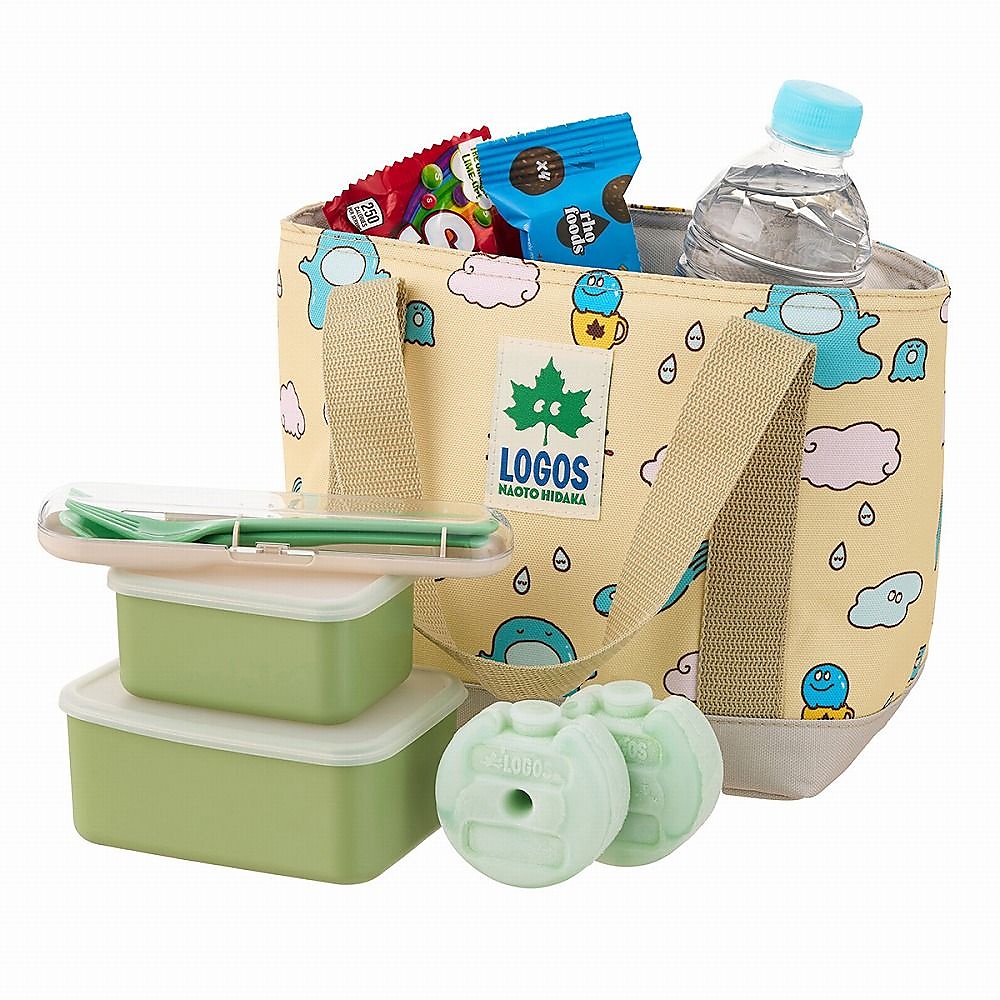 氷点下パック抗菌・デザインクーラー トート(ロゴスのえほん・水くん)