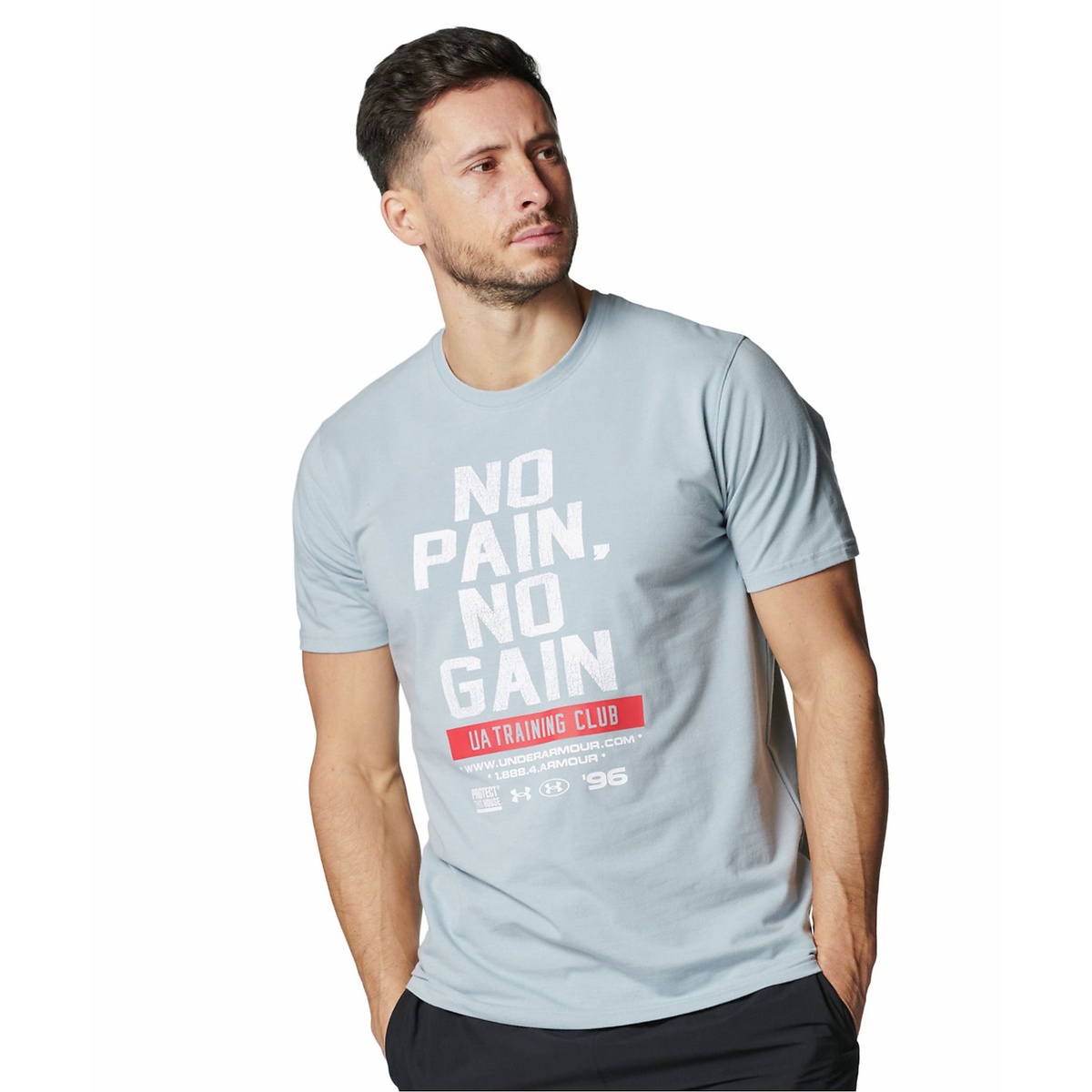 UA PERFORMANCE COTTON GRAPHIC SHORT SLEEVE T-SHIRT