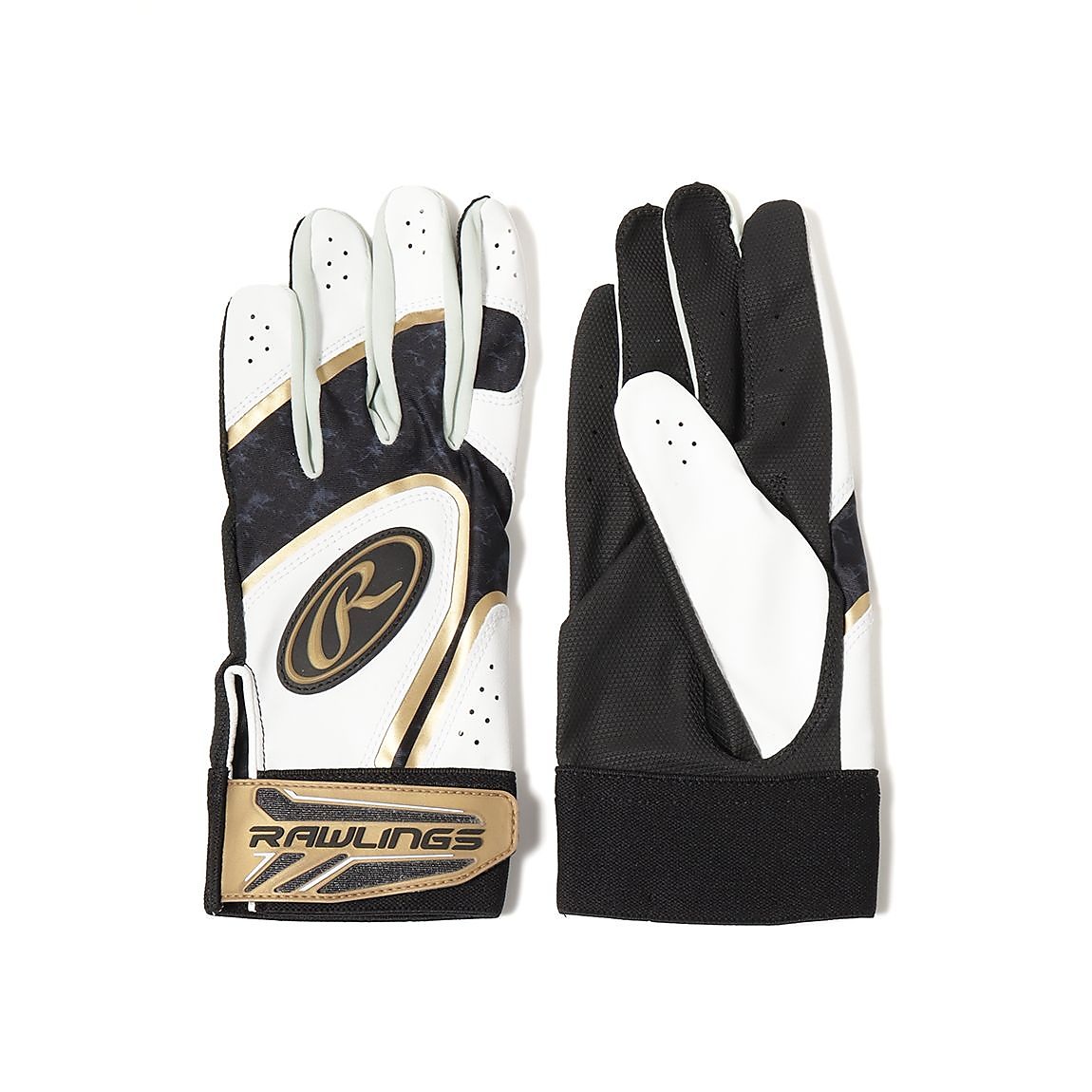 両手用 ゴーストスモーク2 バッティンググラブ (ハイパーグリップ) - ブラック