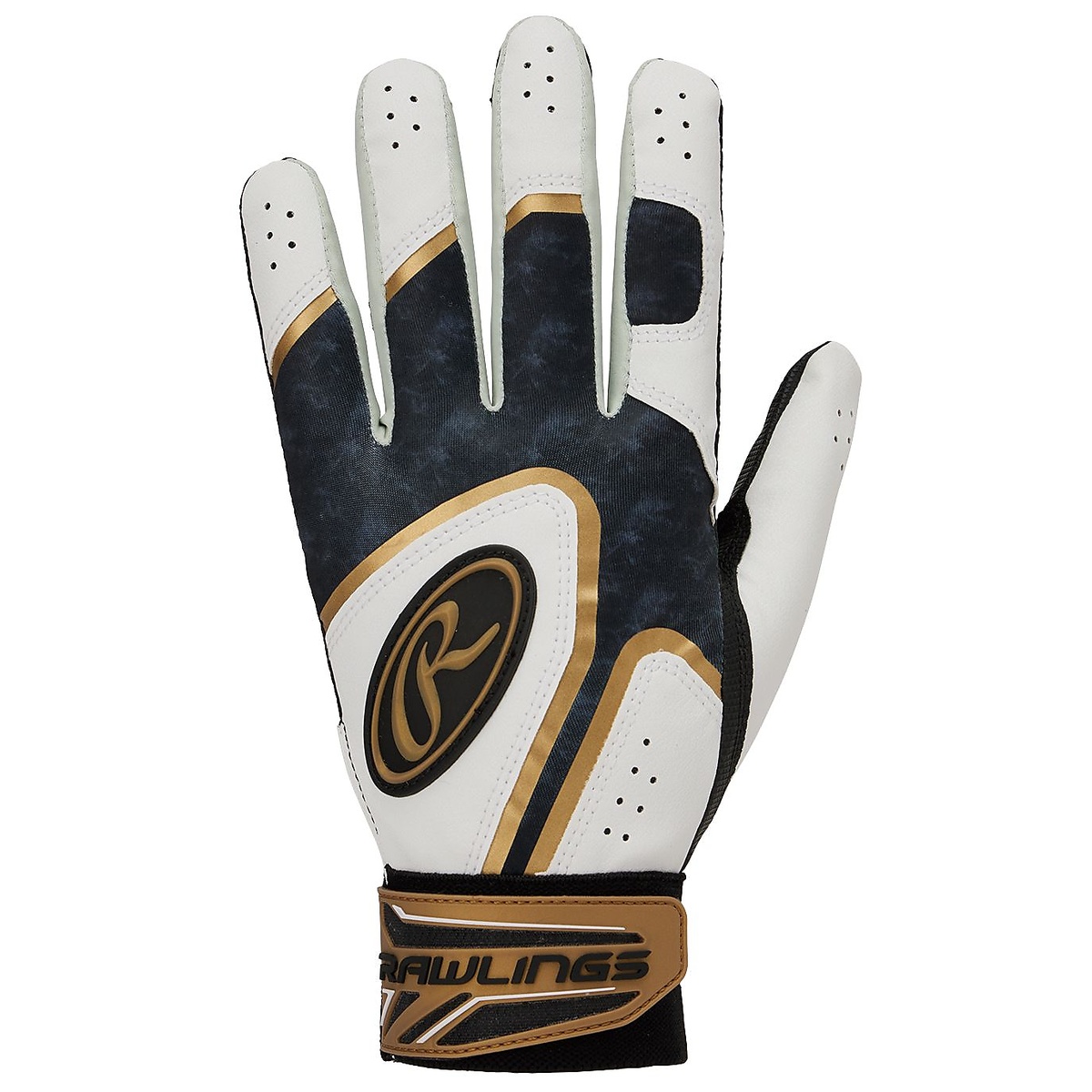 両手用 ゴーストスモーク2 バッティンググラブ (ハイパーグリップ) - ブラック