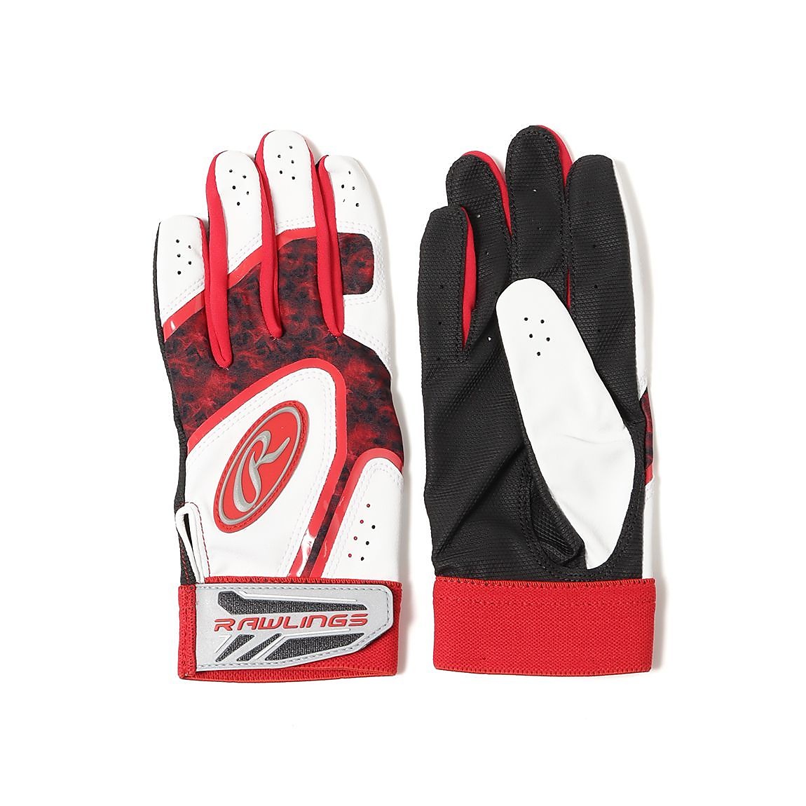 両手用 ゴーストスモーク2 バッティンググラブ (ハイパーグリップ) - レッド