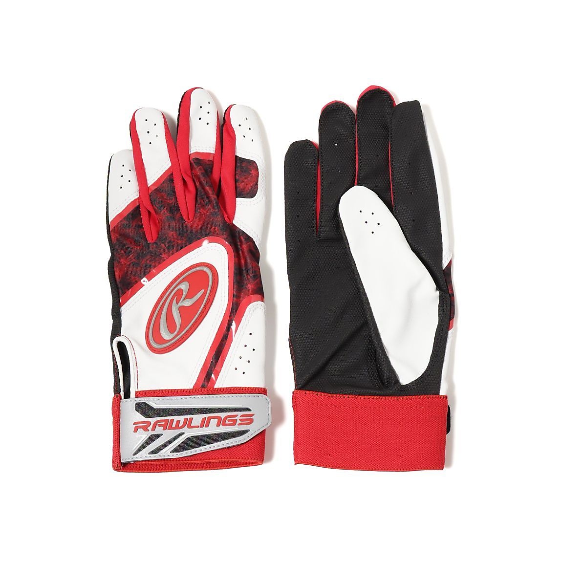 両手用 ゴーストスモーク2 バッティンググラブ (ハイパーグリップ) - レッド