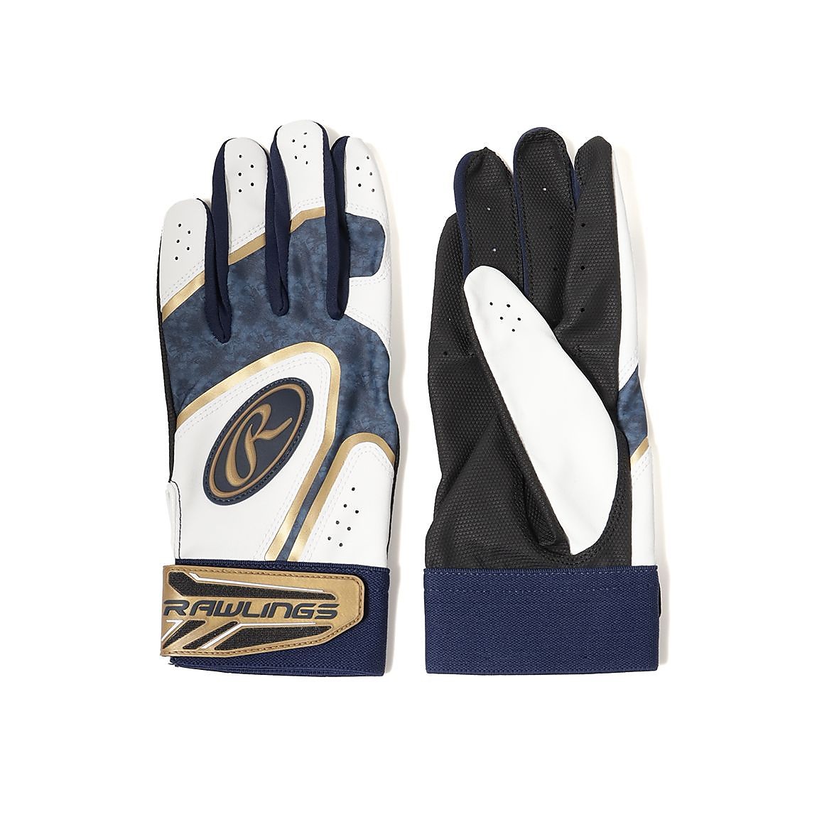 両手用 ゴーストスモーク2 バッティンググラブ (ハイパーグリップ) - スチールブルー