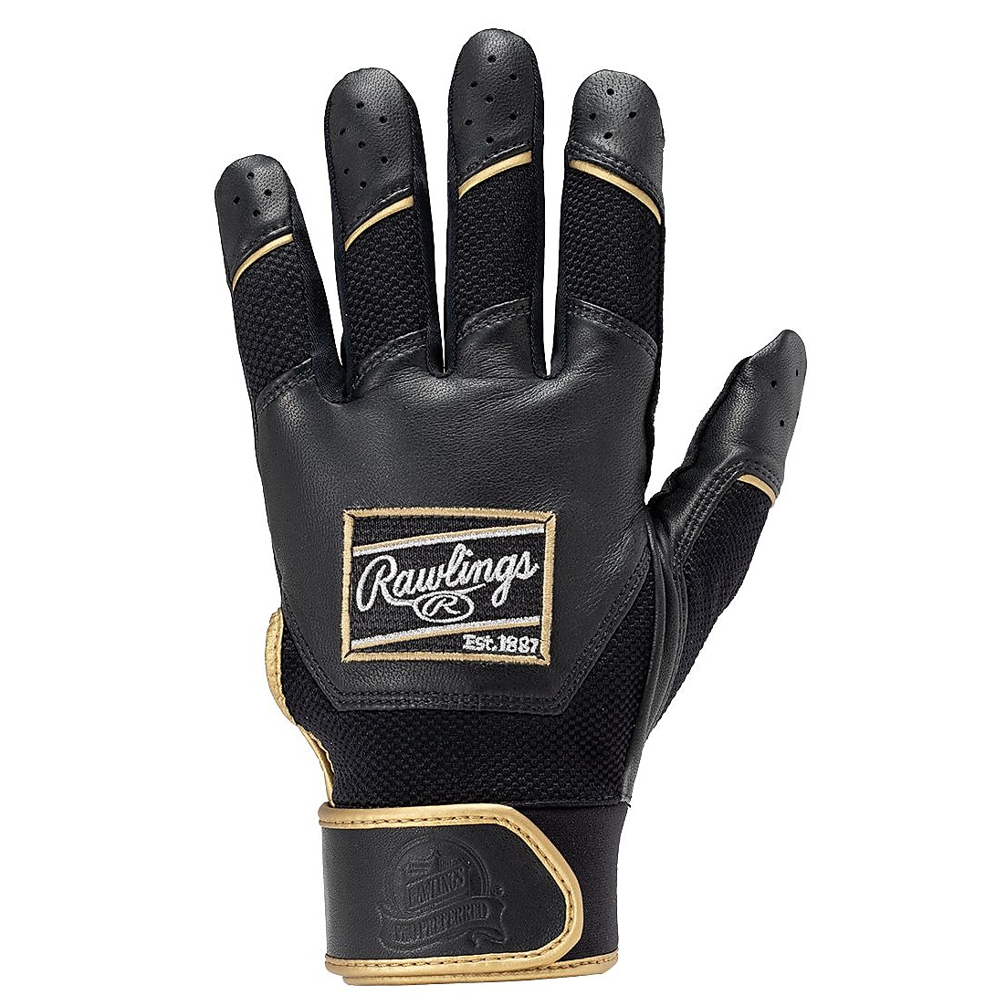 両手用 Pro Preferred バッティンググローブ-ブラック