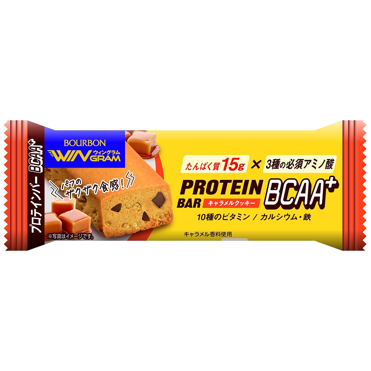 プロテインバーBCAA＋キャラメルクッキー