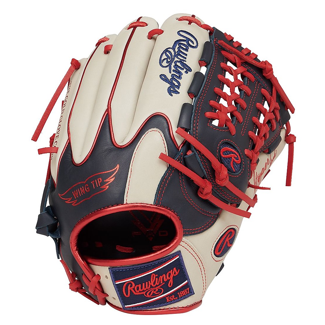 軟式 HYPER TECH COLOR SYNC(ハイパーテックカラーシンク)N55W - ネイビー/Sグレー