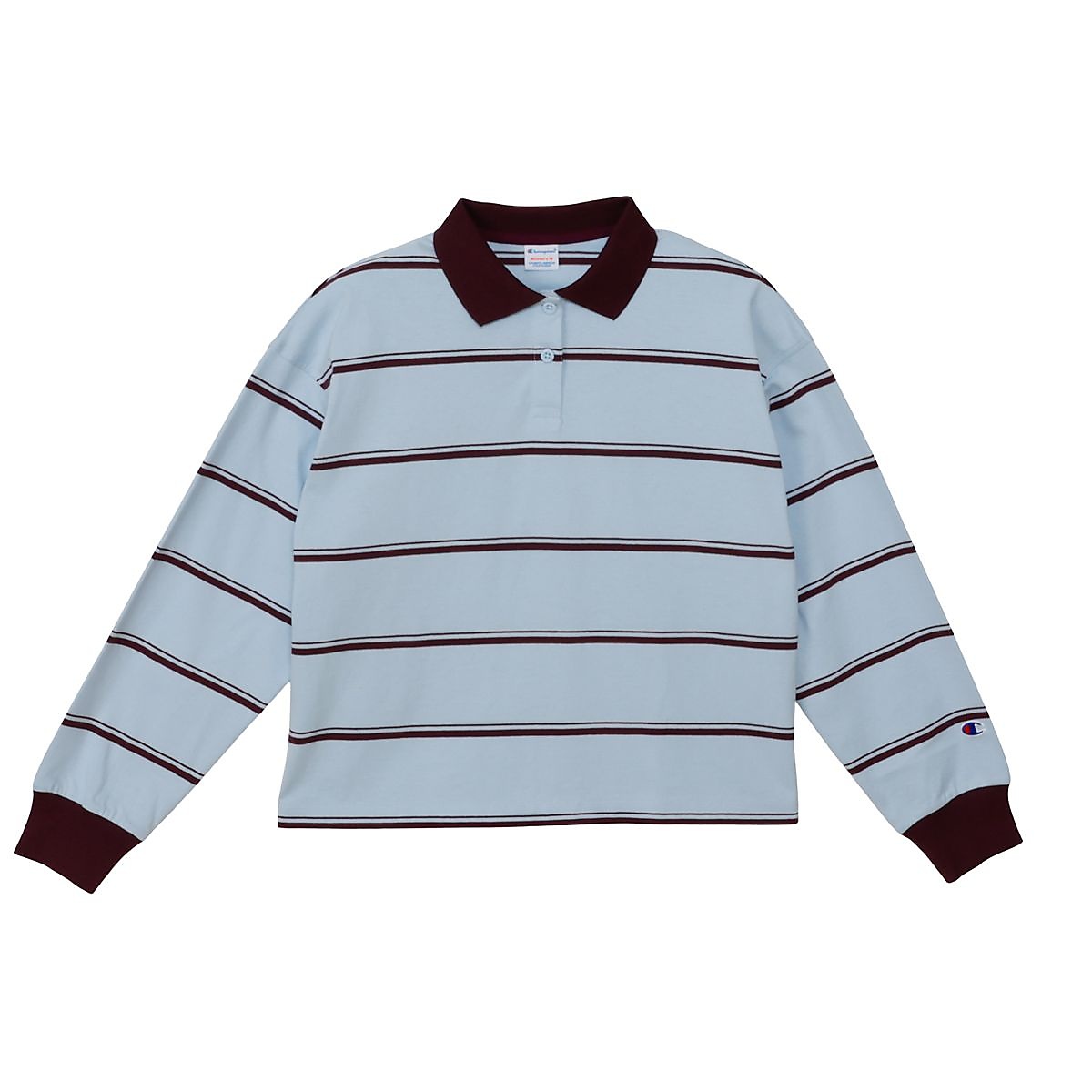 LS BORDER POLO SHIRT