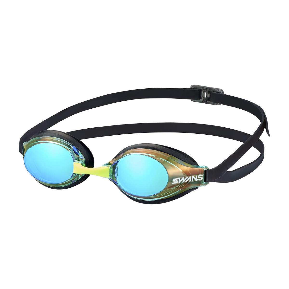 AQUALIGHTNING(アクアライトニング)　クッション付きレーシングゴーグル　ミラーレンズ　リノンくもり止め　WA承認