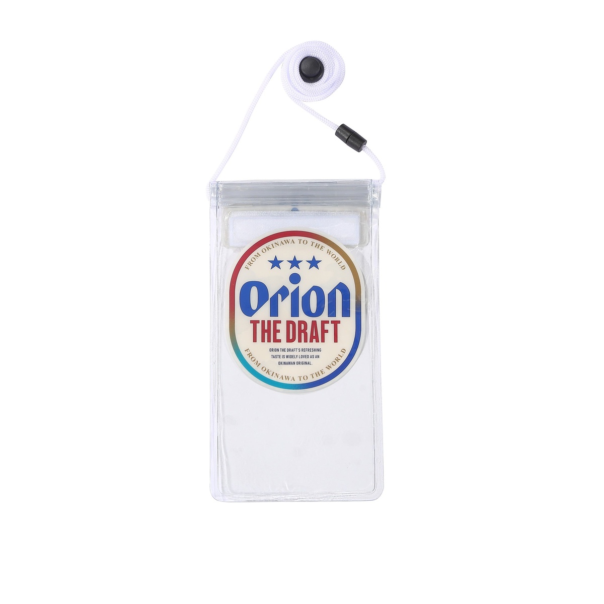 防水スマホケース　オリオン　ロゴ