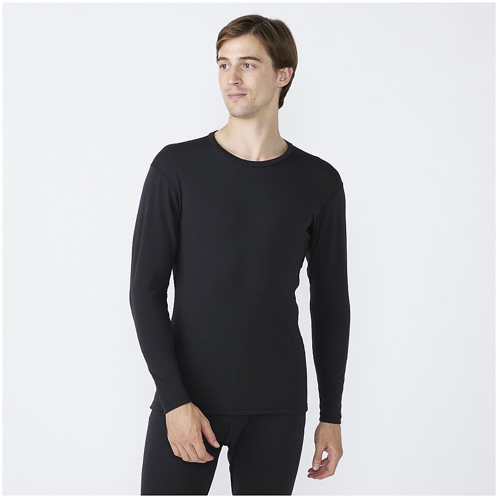 プレミアホットインナー　ブレスサーモ　中厚 for Active クルー長袖M