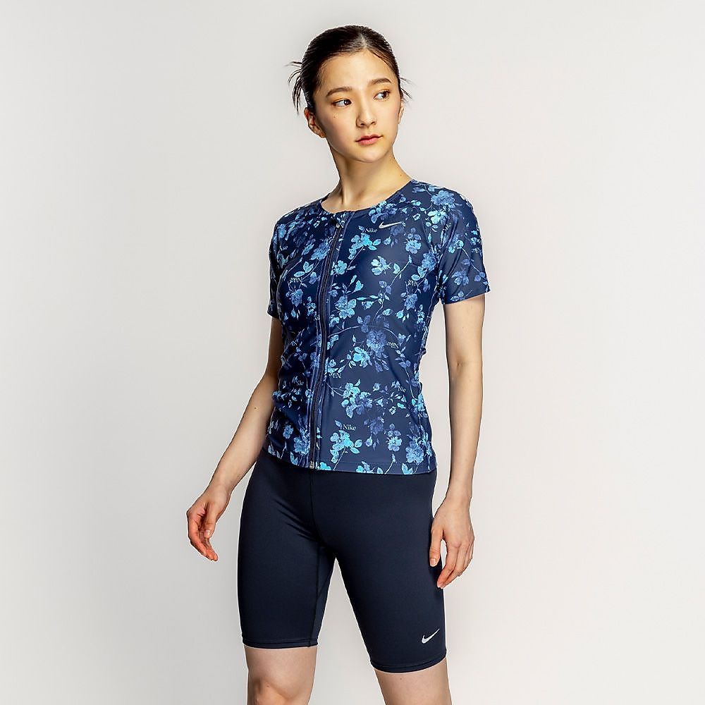 ナイキ FA25 総柄ジップ付き半袖セパレーツ