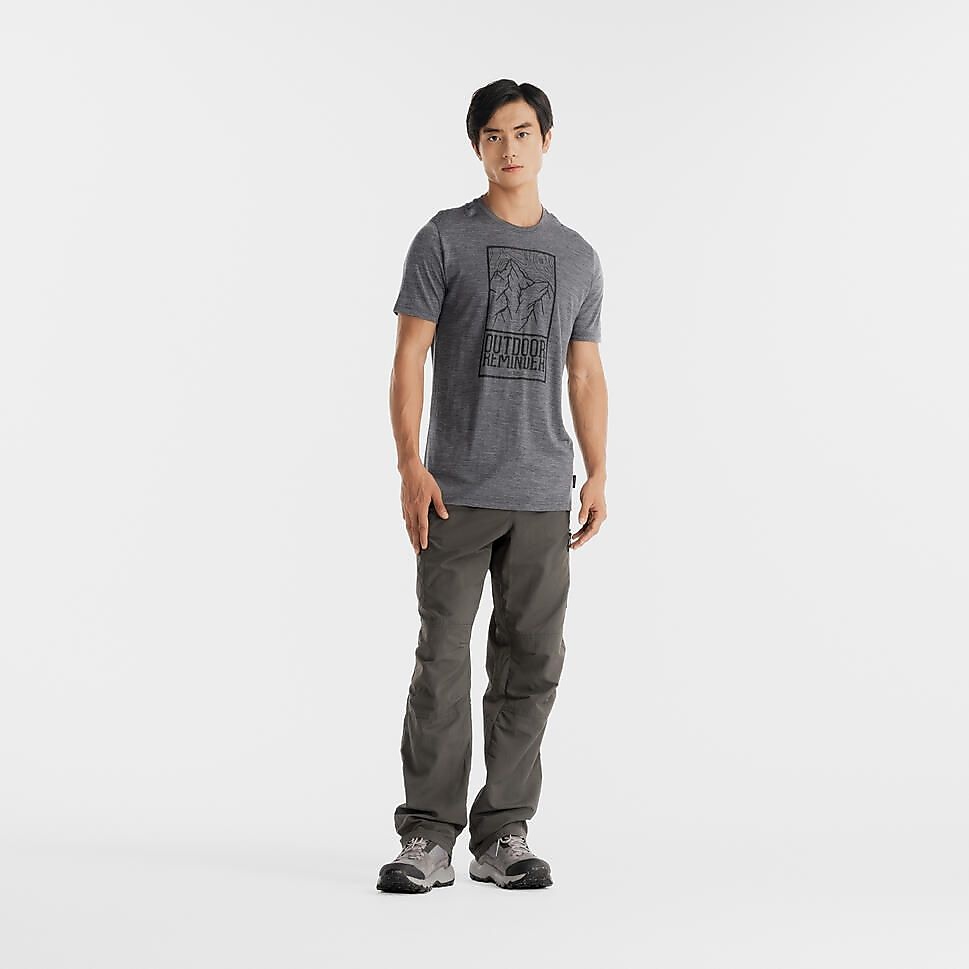 MENSトレック メリノウール Tシャツ