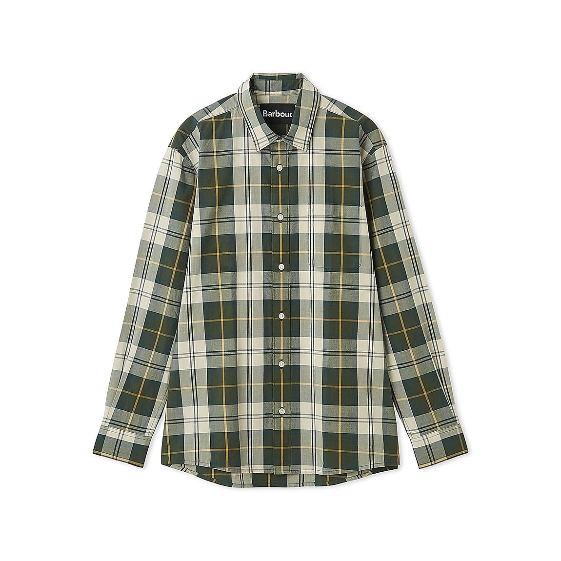 barbour taggon tartan os fit shirt