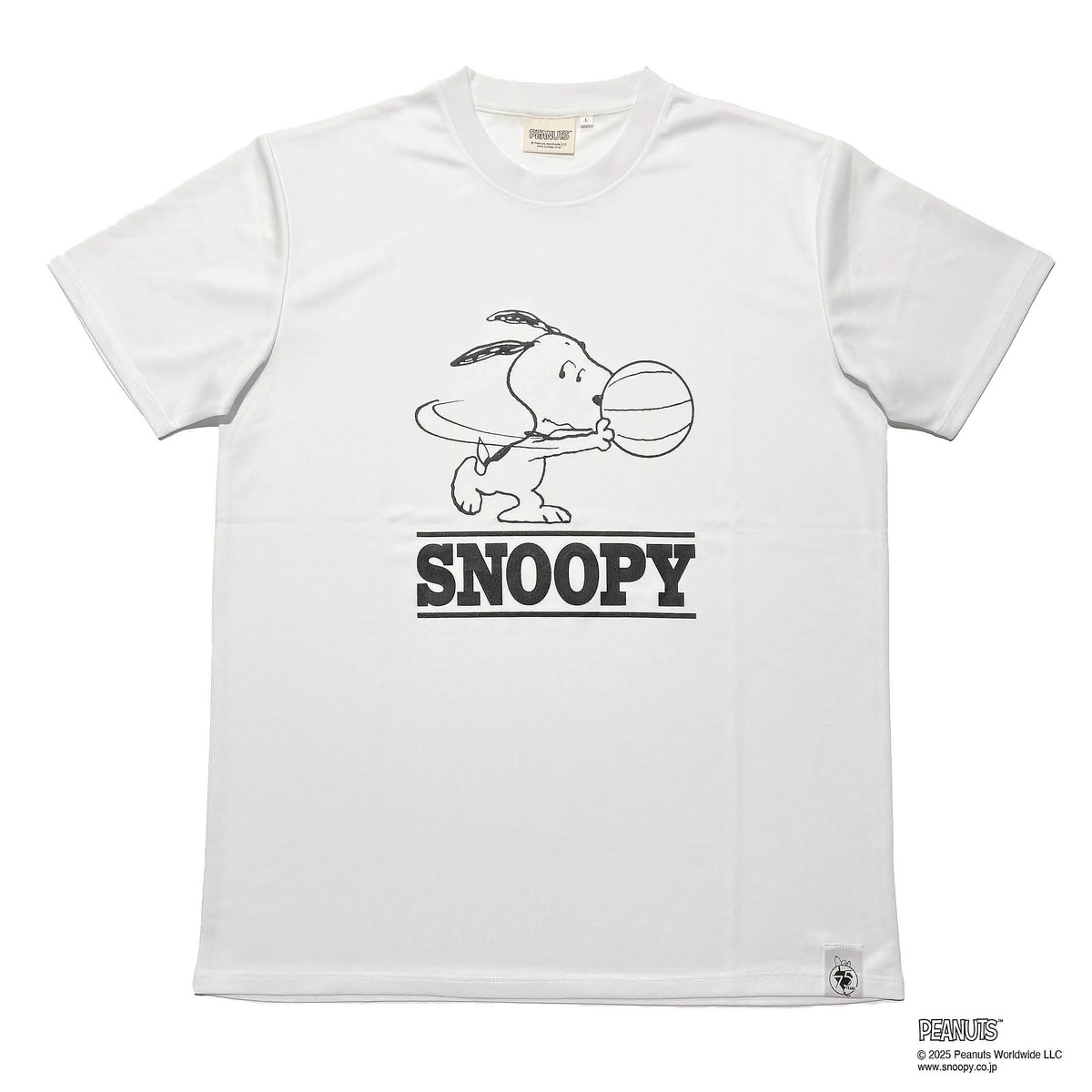 SNOOPYバスケTシャツ
