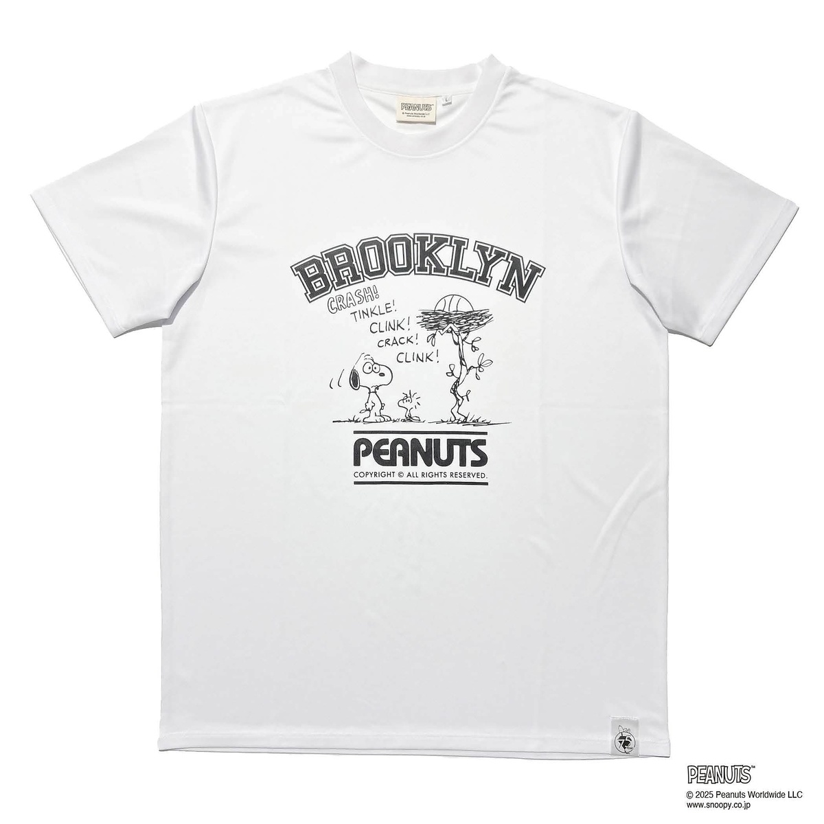 PEANUTSバスケTシャツ