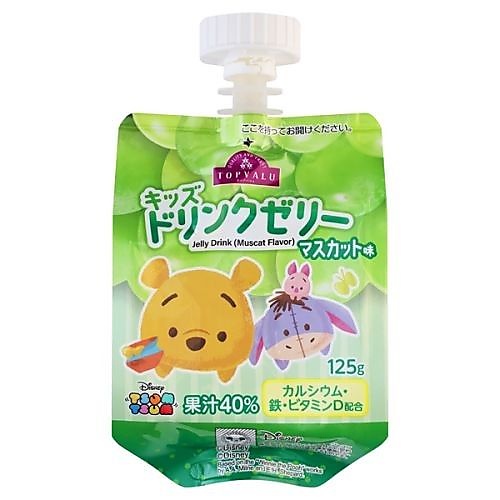 ディズニー キッズドリンクゼリー　マスカット味