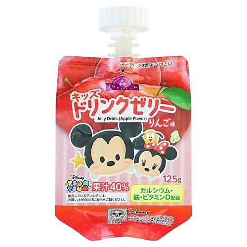 ディズニー キッズドリンクゼリー　りんご味