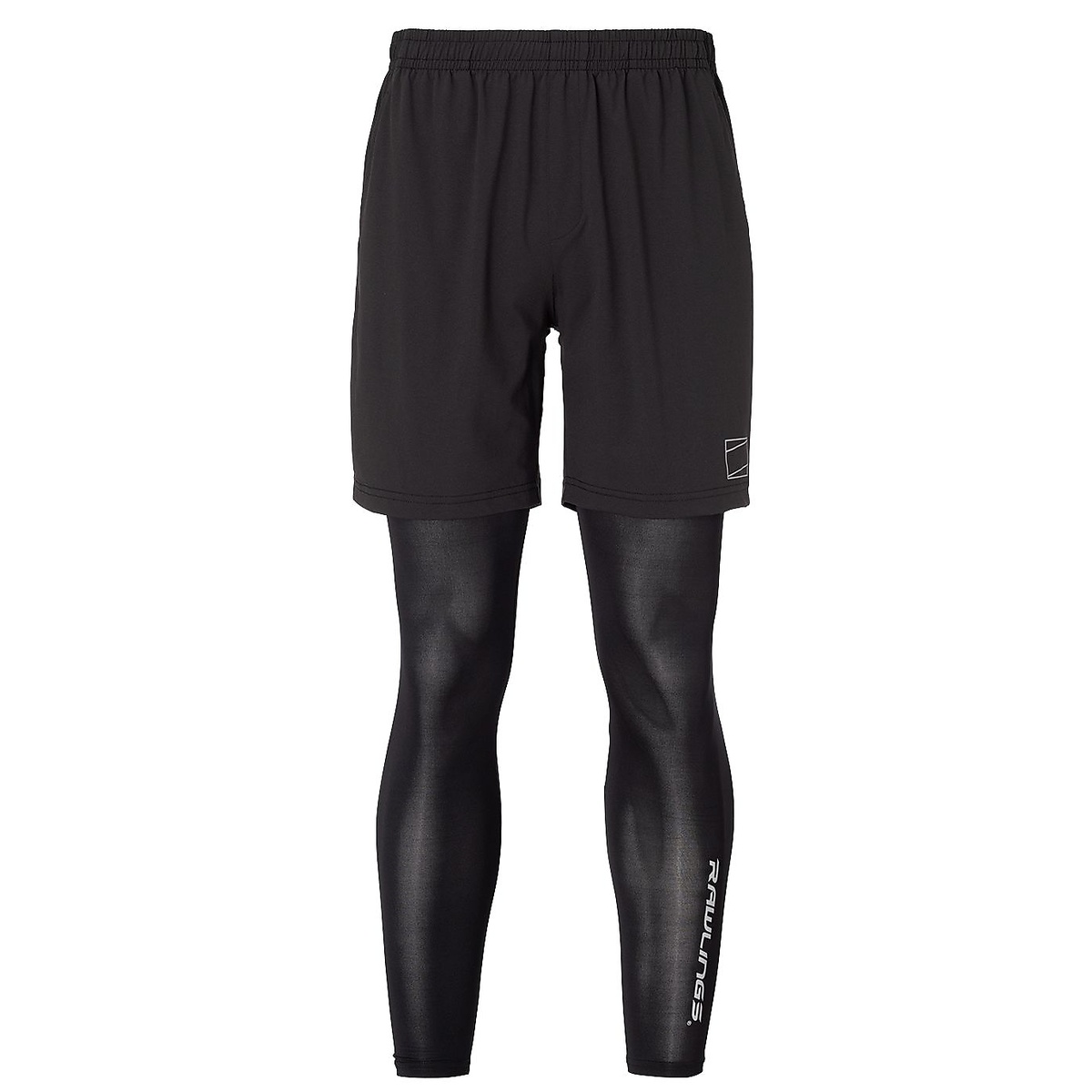 Vショーツレイヤードセット - ブラック