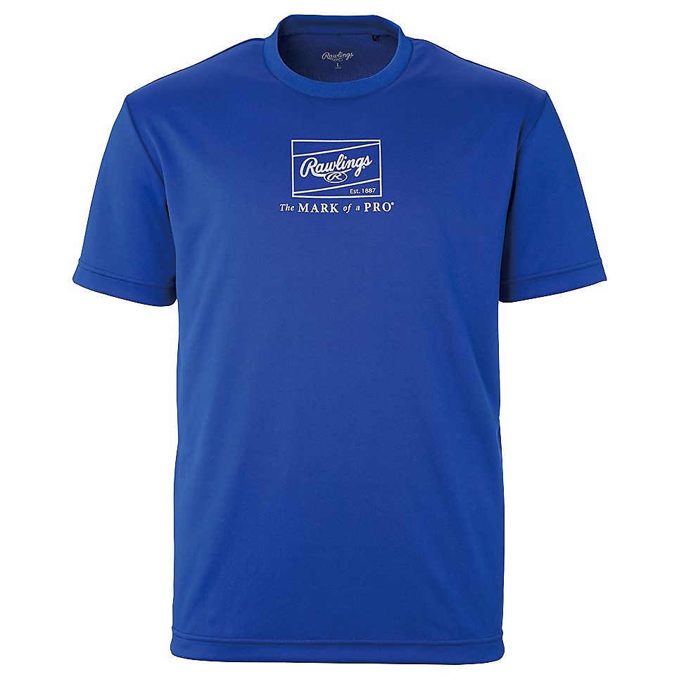 ジュニア ロゴプリントTシャツ - ロイヤルブルー