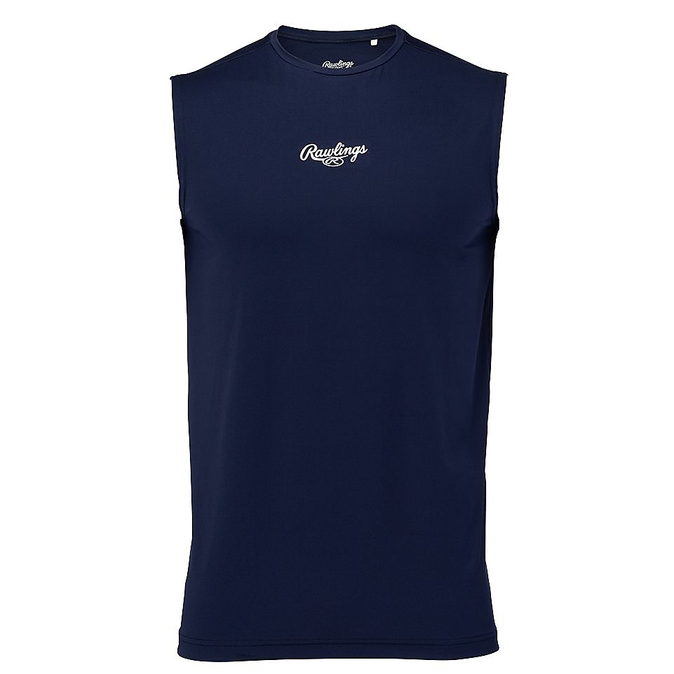 超伸 ハイパーストレッチアンダーシャツ(ノースリーブ) - ネイビー