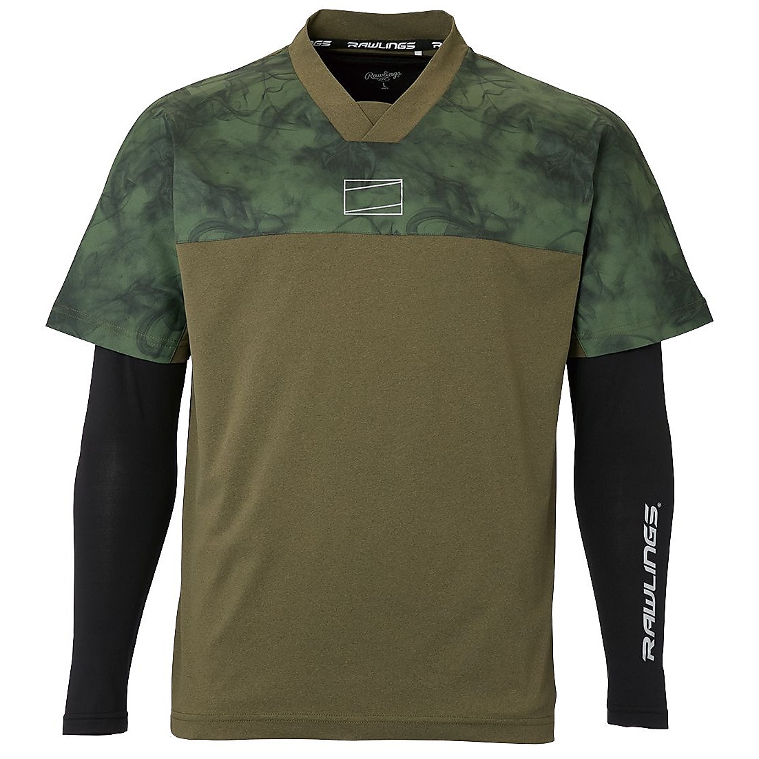 Vトップレイヤードセット - ダスティーグリーン