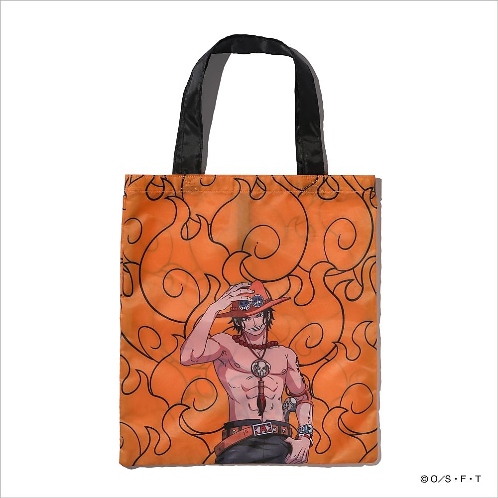 パッカブルトートバッグ ワンピース メラメラ