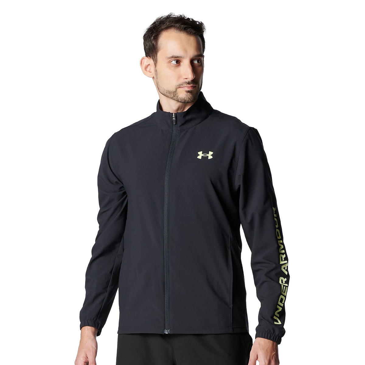 UA FRESH WOVEN FULL ZIP JACKET
