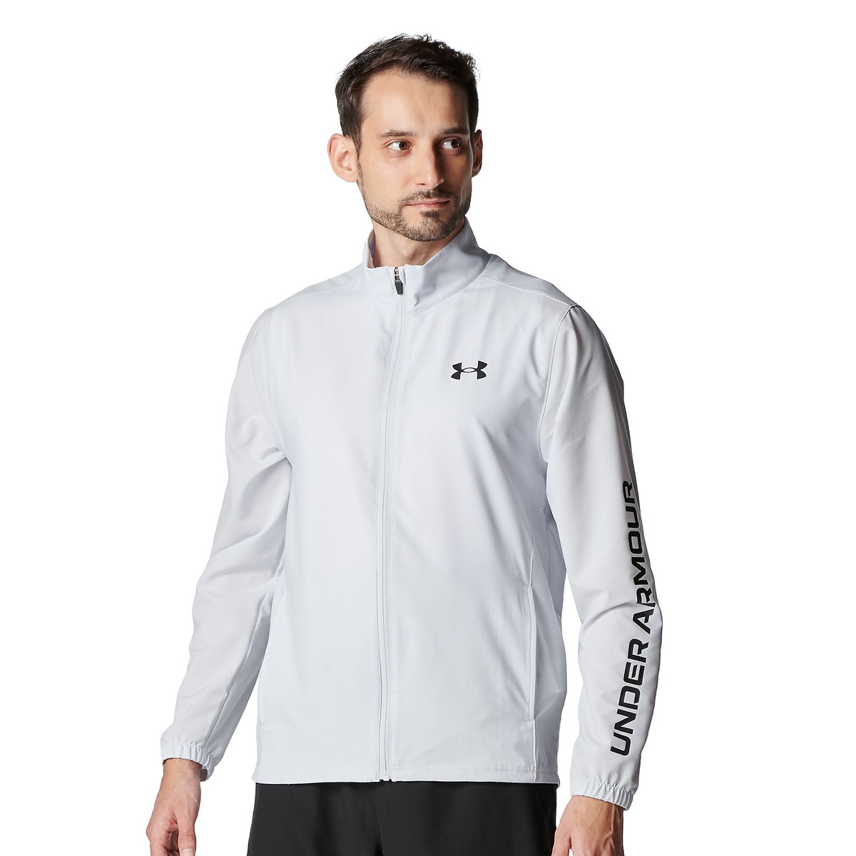 UA FRESH WOVEN FULL ZIP JACKET