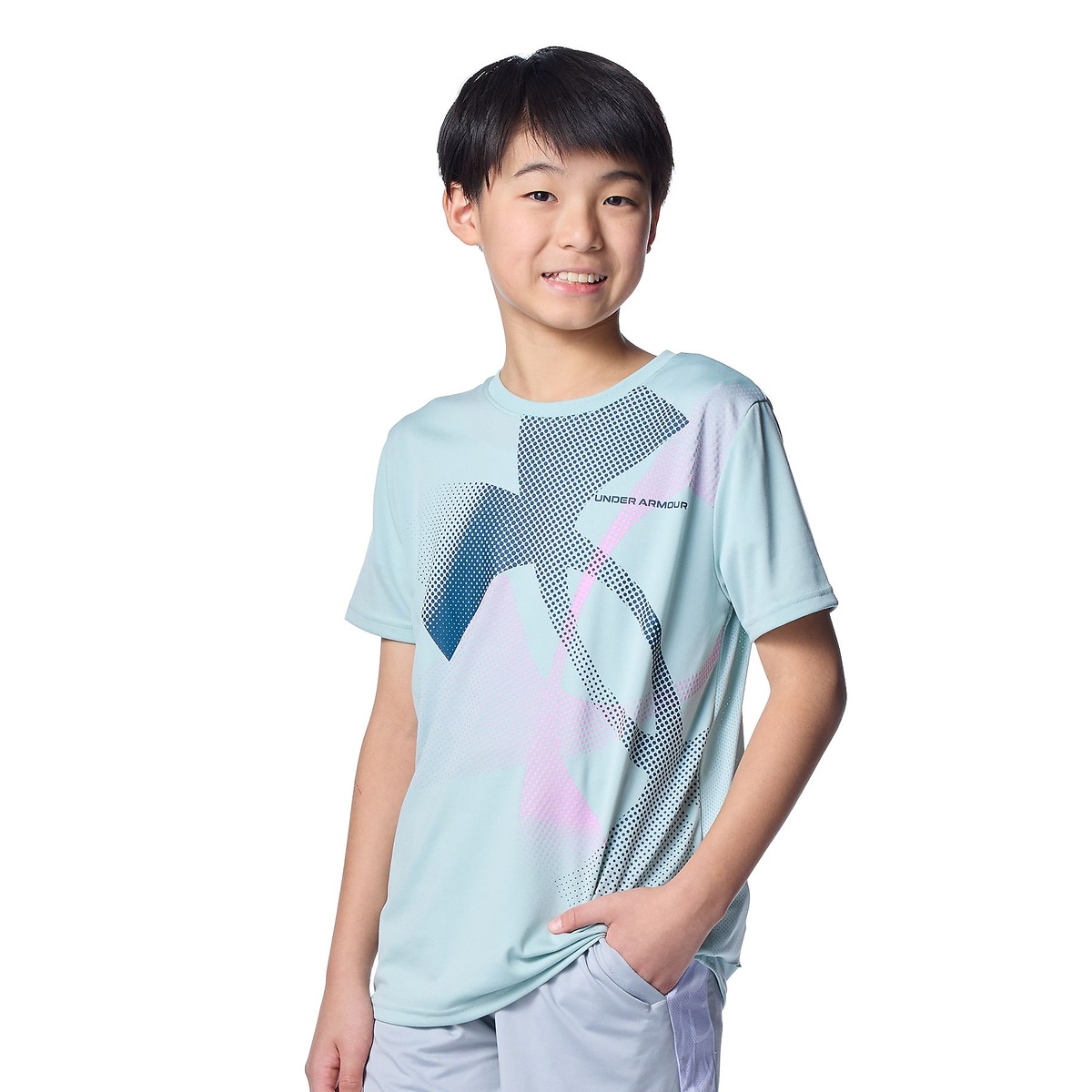 UA TECH SUPER BIG LOGO SHORT SLEEVE T-SHIRT