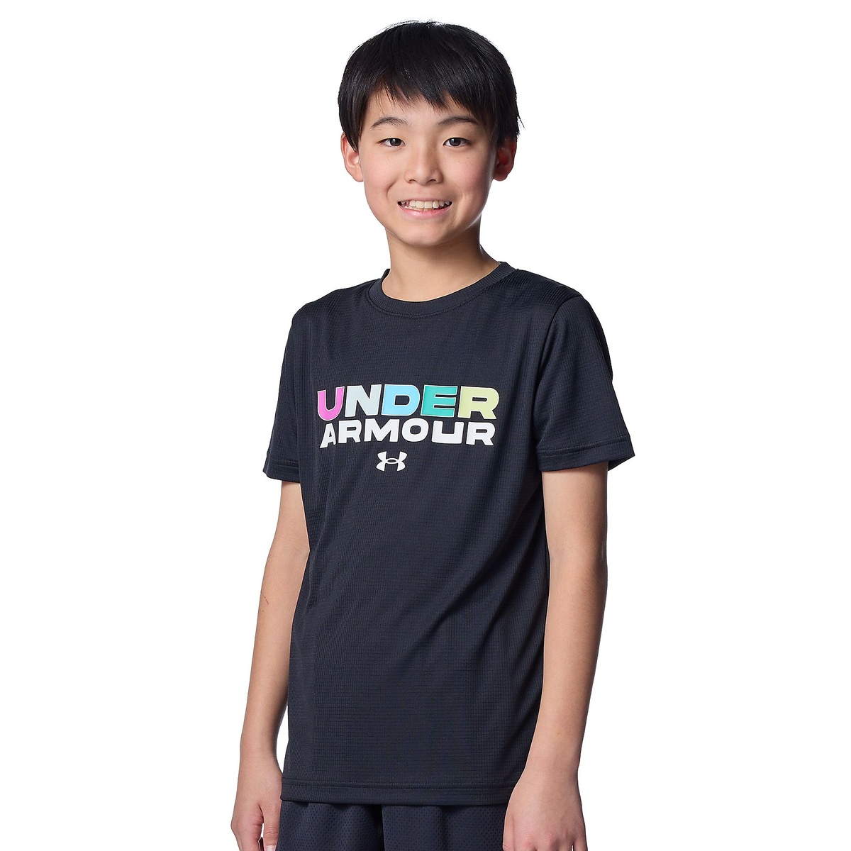 UA SPEED STRIDE BRANDED LOGO SHORT SLEEVE T-SHIRT