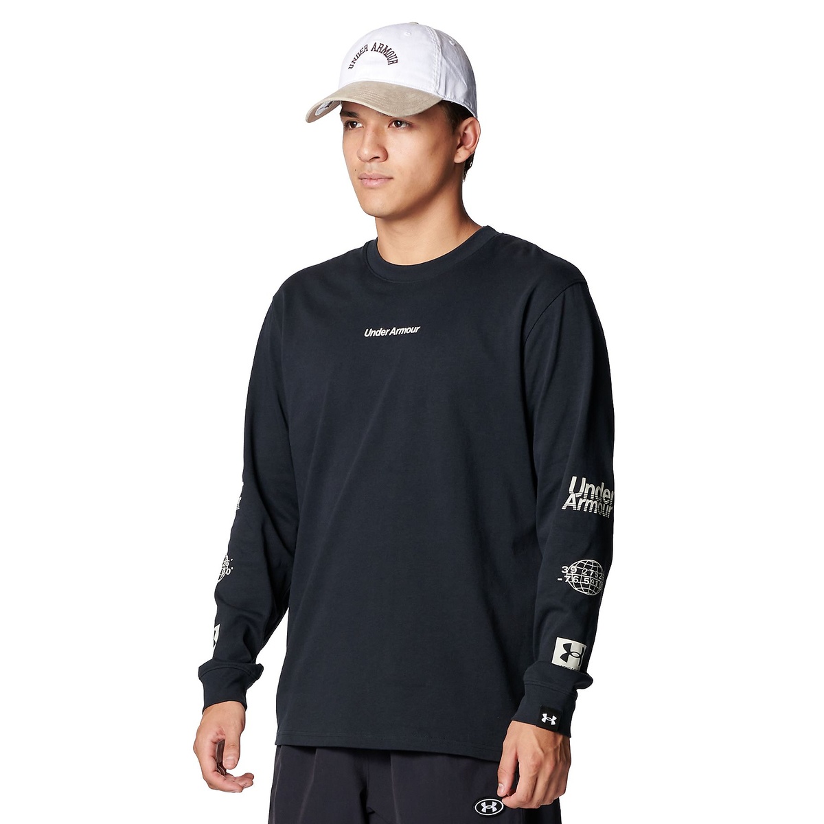UA HEAVYWEIGHT GRAPHIC LONG SLEEVE T-SHIRT