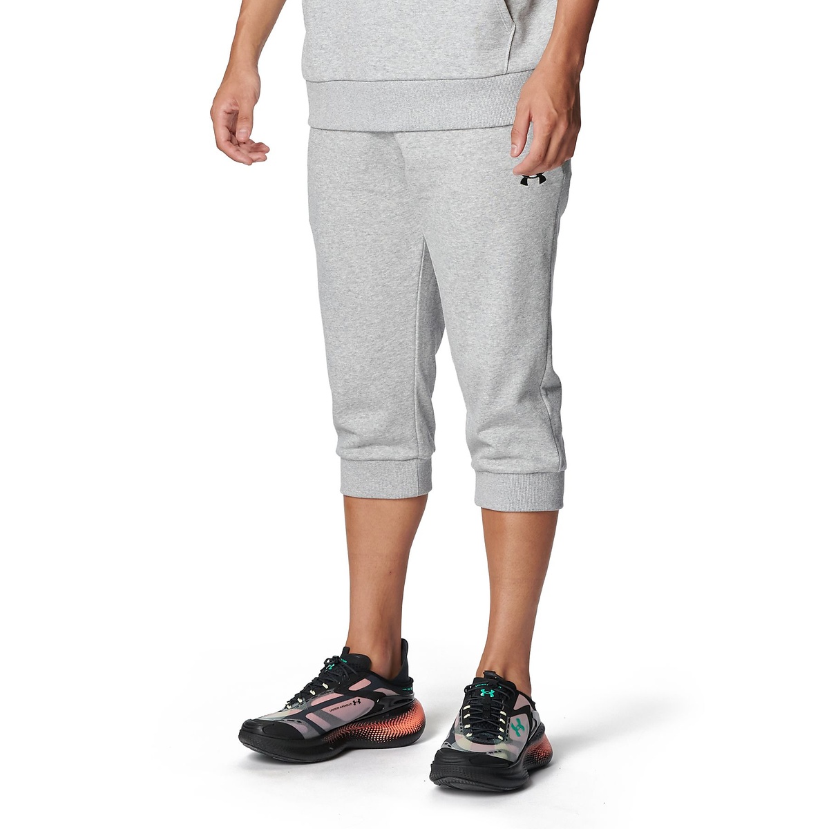UA RIVAL LIGHTWEIGHT TERRY 3/4 PANTS