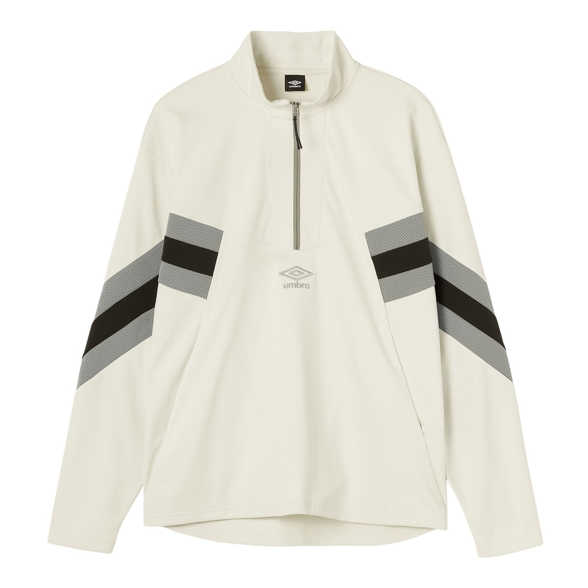 【THE THIRD】 ウォームアップハーフジップトップ