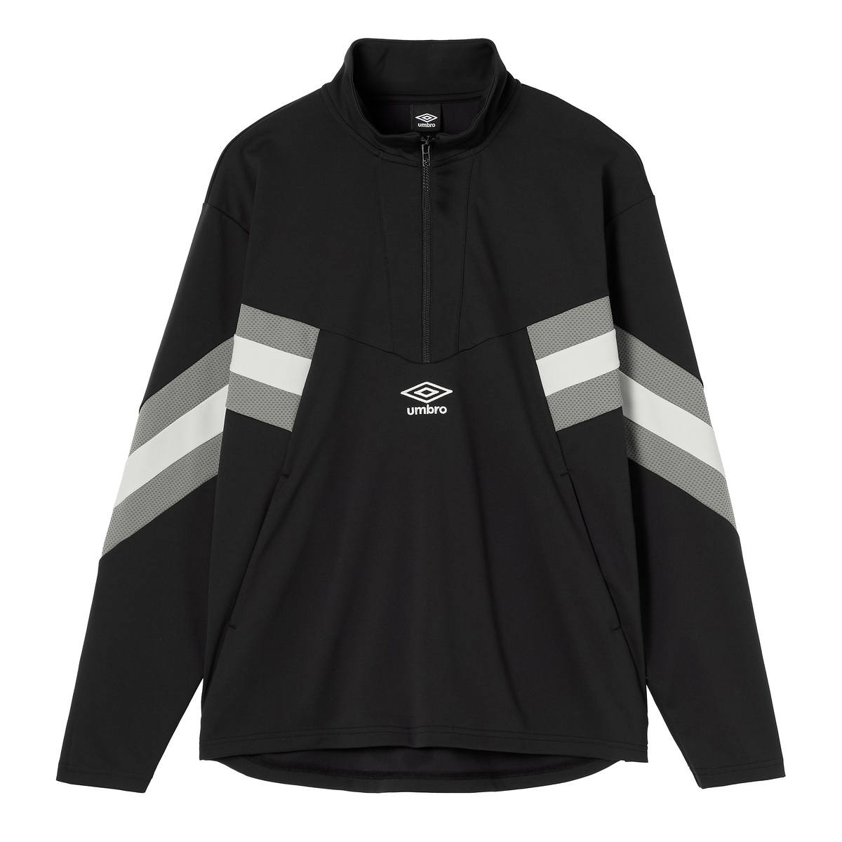 【THE THIRD】 ウォームアップハーフジップトップ