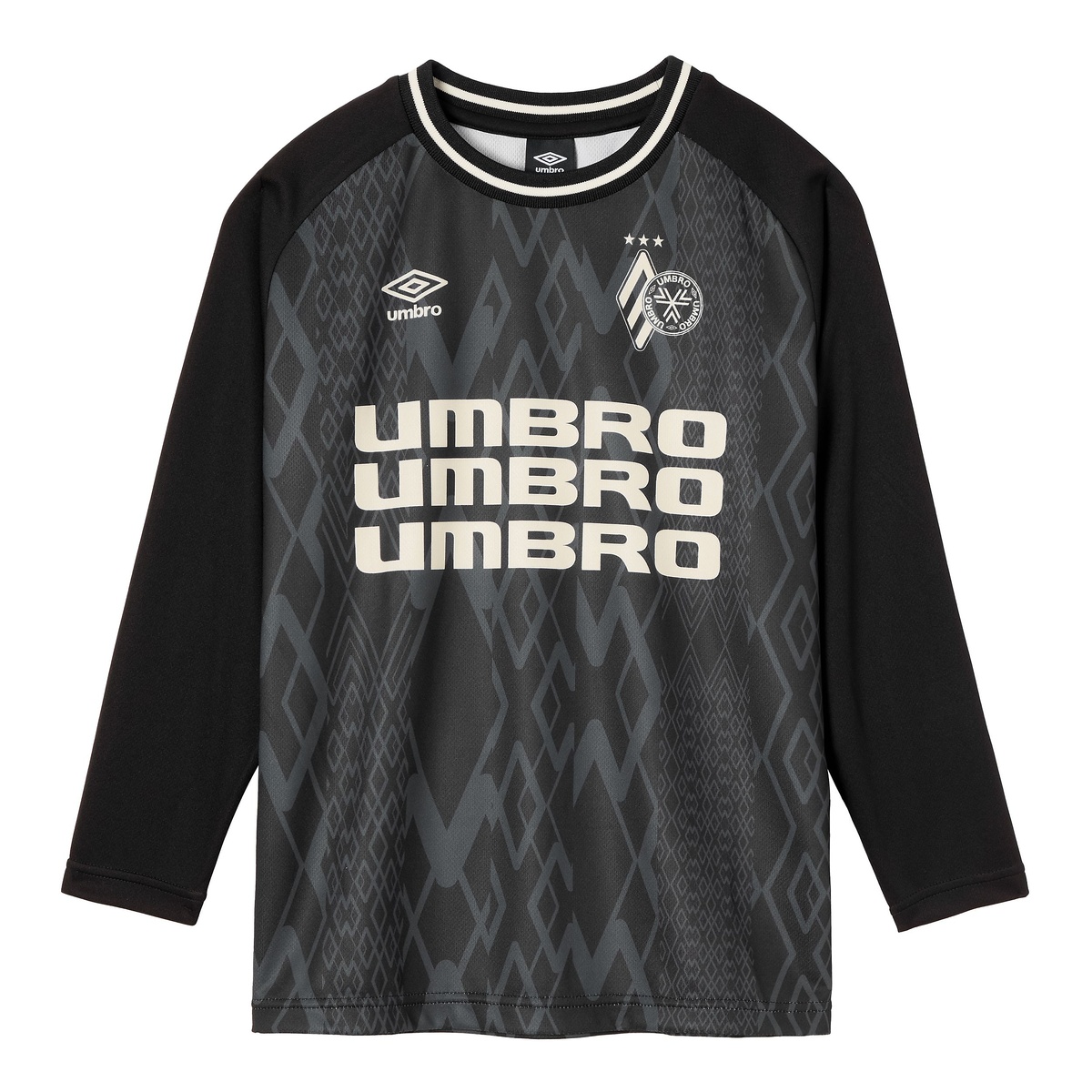 ジュニアグラフィック長袖プラクティスシャツ