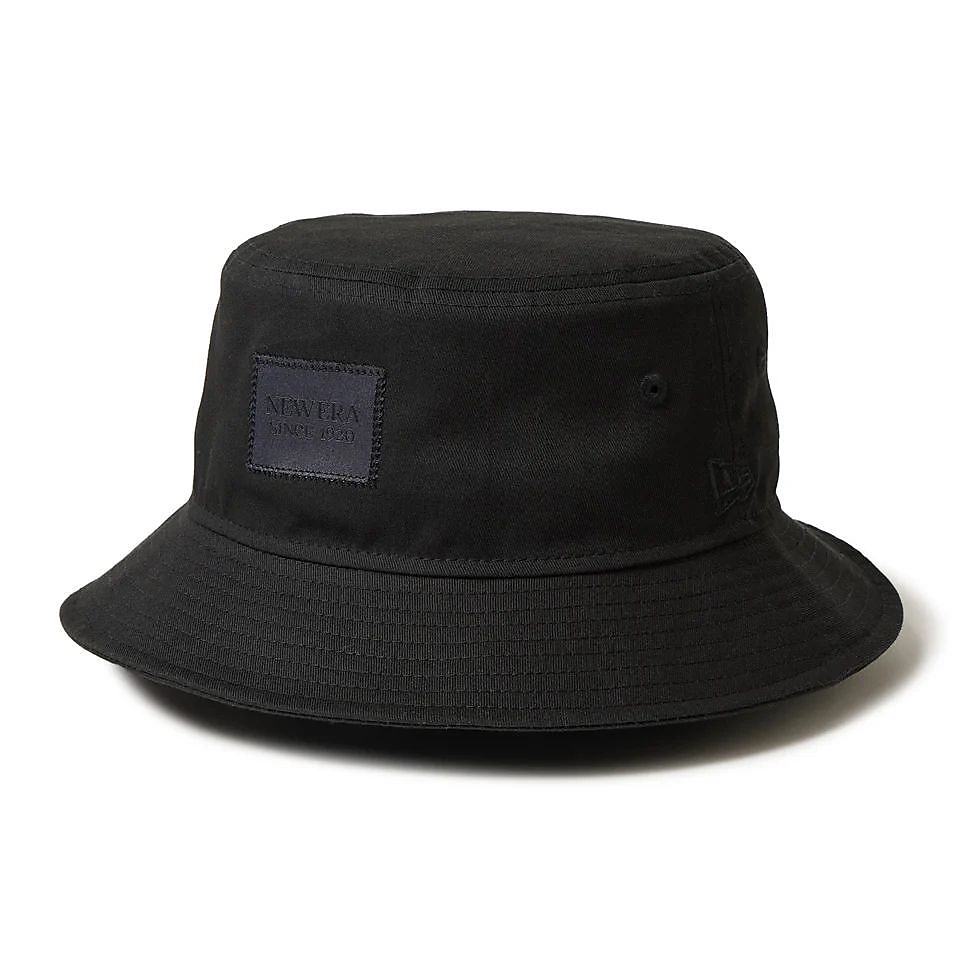 BUCKET-01 WOVEN PATCH BLK